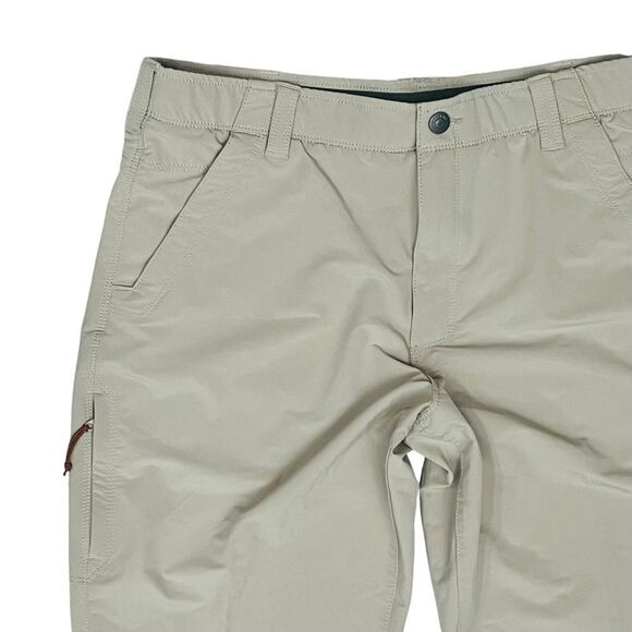 Ascend Hiking Men’s Pants Tan 5 Zip/Pockets Flat Front Sz 38x30 NWOT - Picture 4 of 10